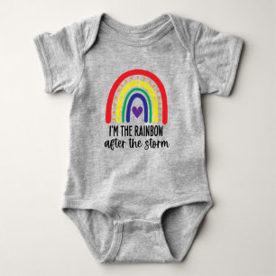 Rainbow Baby Baby Strampler