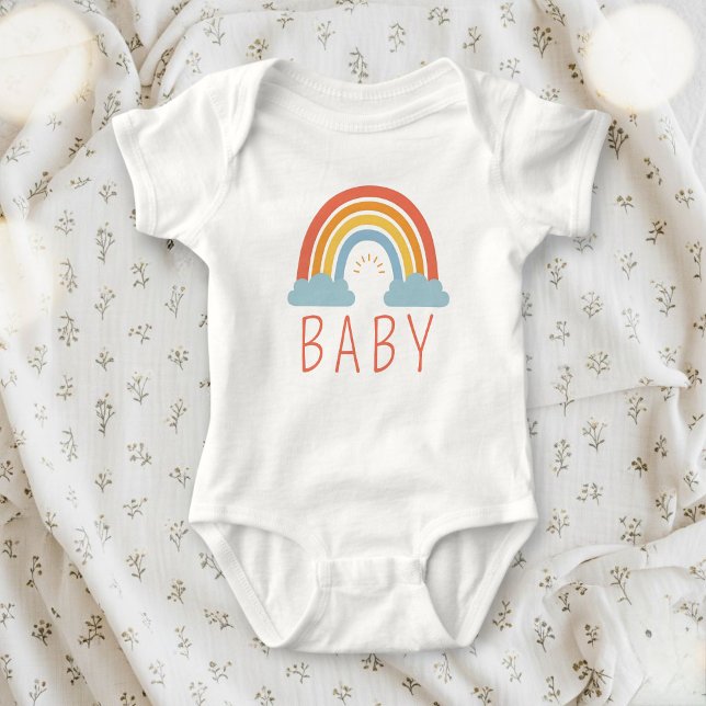 Rainbow baby bodysuit, baby shirt, rainbow baby  strampler (Von Creator hochgeladen)