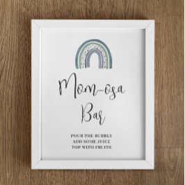 Rainbow Baby Boy Mama-osa Bar Baby Duschgel Poster