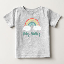 Rainbow Baby Brother Sister T-shirt