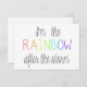 Rainbow Baby Card *Personalisieren* (Vorne/Hinten)