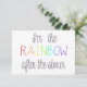 Rainbow Baby Card *Personalisieren* (Stehend Vorderseite)