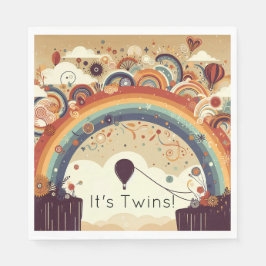 Rainbow Baby Dusche Serviette
