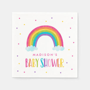 Rainbow Baby Dusche Serviette