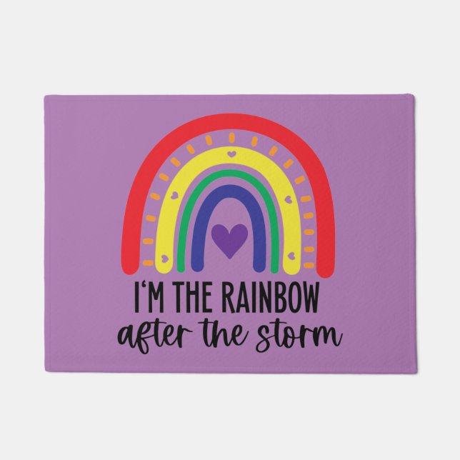 Rainbow Baby Fußmatte (Vorderseite)