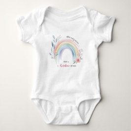 Rainbow Baby Miracle Baby Strampler