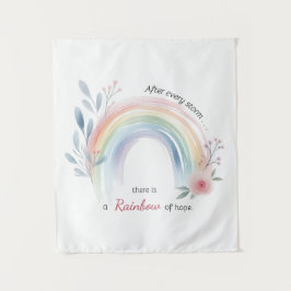 Rainbow Baby Miracle Foto Hintergrund Wandteppich