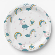 Rainbow Baby Pastel Pattern - Whimsisches Kinderzi