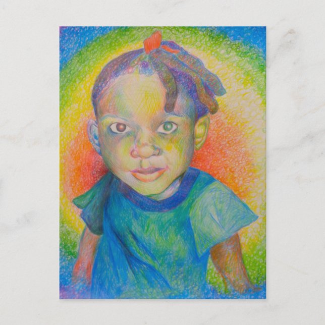 Rainbow Baby Postcard Postkarte (Vorderseite)