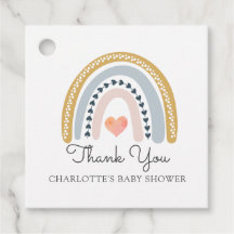 Rainbow Baby Shower Fevor Tags