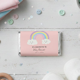 Rainbow Baby Shower Girl Pink Whimsical Niedlich