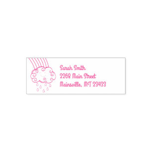 Rainbow Baby Shower Permastempel