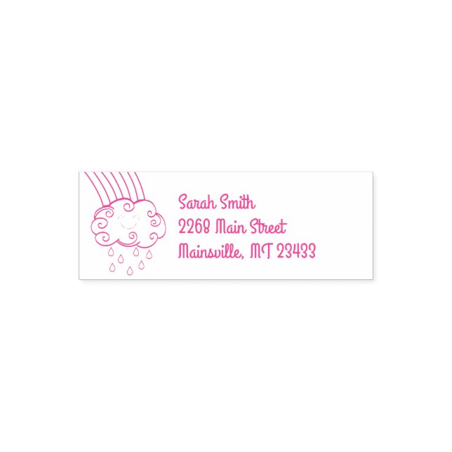 Rainbow Baby Shower Permastempel (Design)