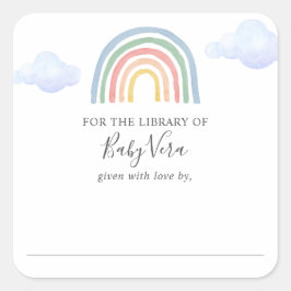 Rainbow Baby Showhalle Square Sticker