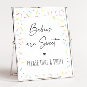 Rainbow Baby Sprinkle Leckerei Zeichen Poster