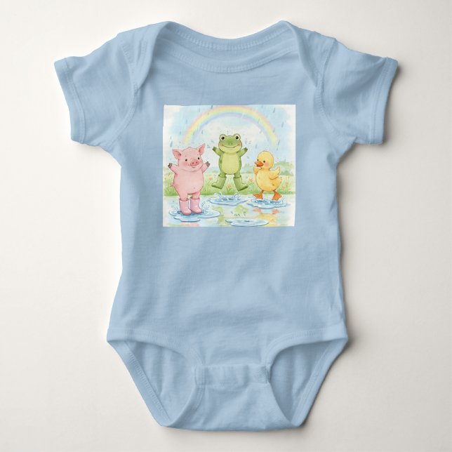 Rainbow Baby Strampler (Vorderseite)