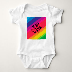 Rainbow Baby Strampler