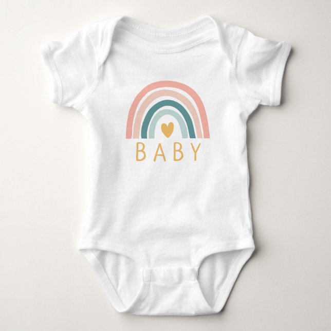 Rainbow Baby Strampler (Vorderseite)