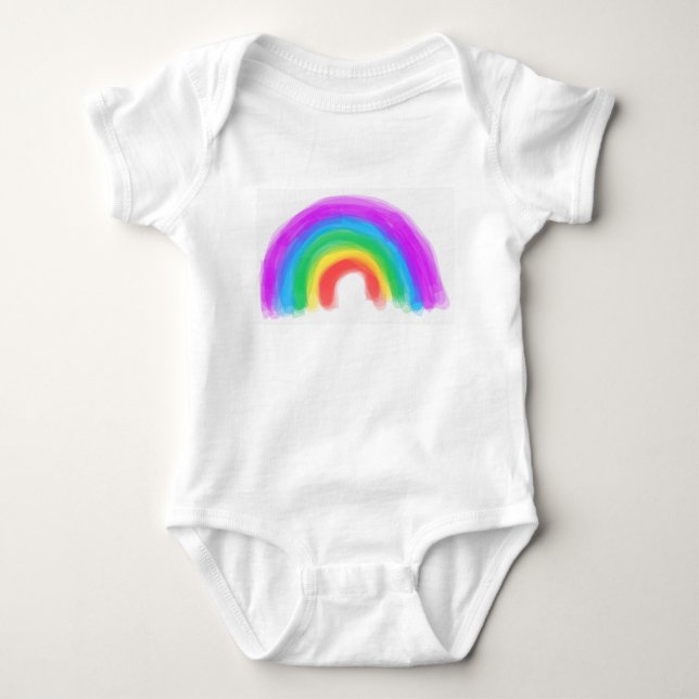 Rainbow Baby Strampler (Vorderseite)