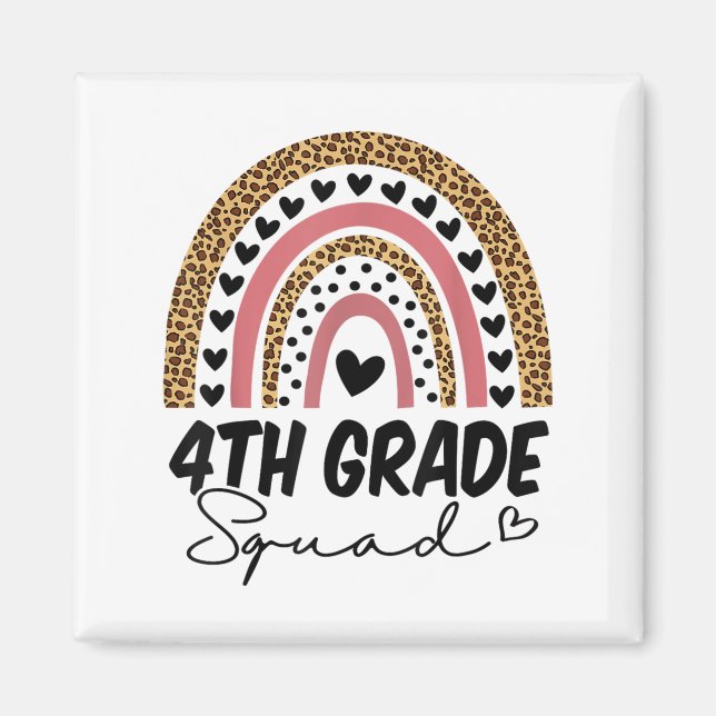 Rainbow Back to School Fourt Magnet (Vorne)