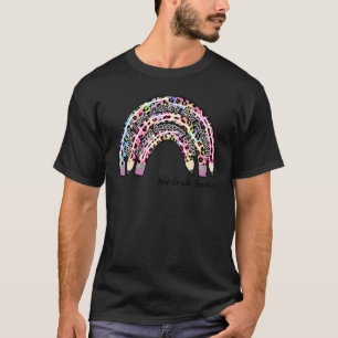 Rainbow Back to School of Teacher Pencil T-Shirt