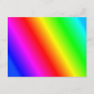 Rainbow Background Postkarte