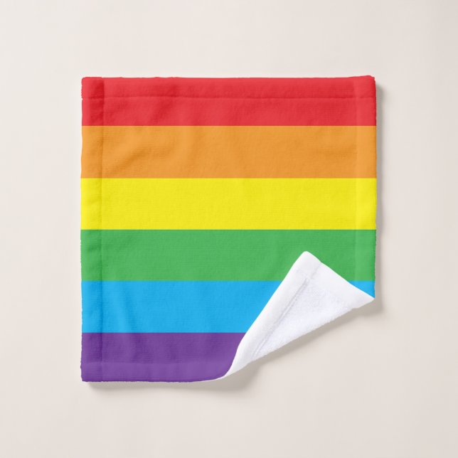 Rainbow Badhandtuch Set (Waschlappen)