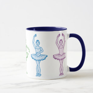 Rainbow Ballerinas Tasse