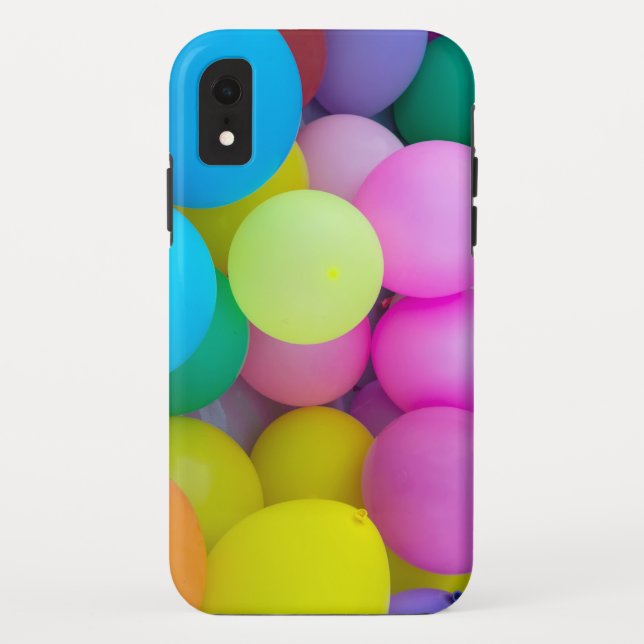 Rainbow Balloons Case-Mate iPhone Hülle (Rückseite)
