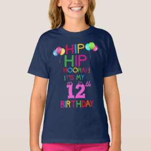 Rainbow Balloons Custom Birthday Party T-Shirt