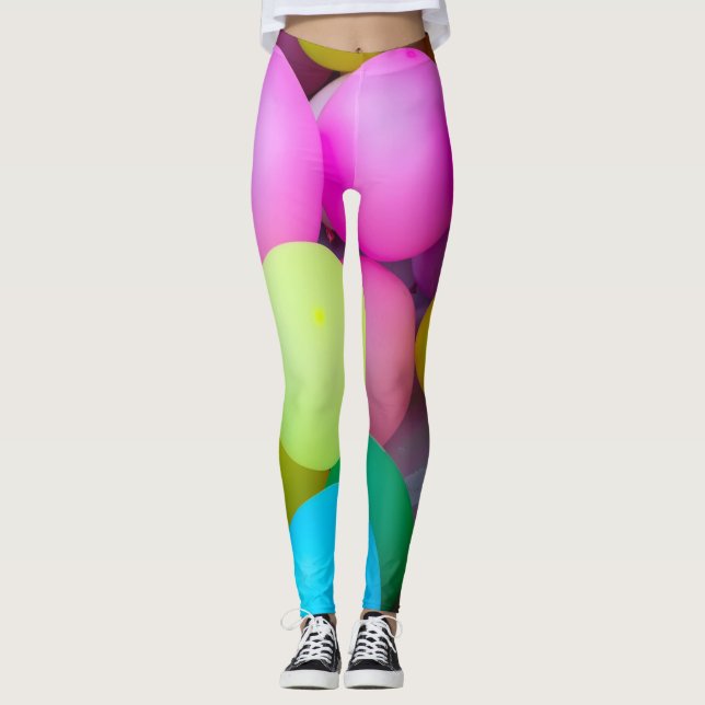 Rainbow Balloons Leggings (Vorderseite)