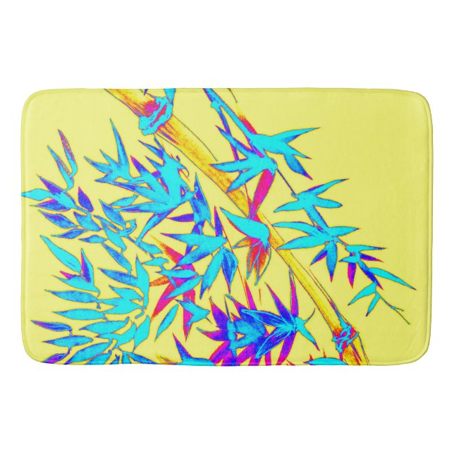 Rainbow Bamboo Badematte (Vorderseite)