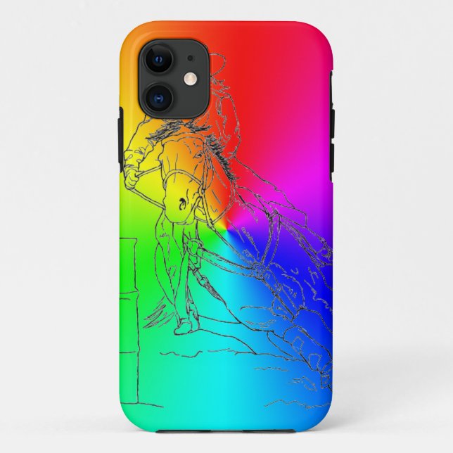 Rainbow Barrel Racer II - iPhone 5/5S Case (Rückseite)