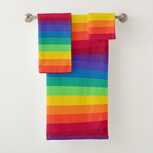 Rainbow Bath Handtuch Set (Insitu)