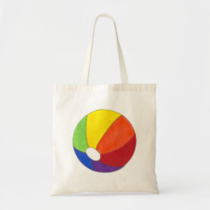 Rainbow Beach Ball Beachball Sommer Shopping Bag Tragetasche