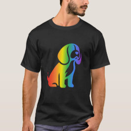 Rainbow Beagle Dog Lover T-Shirt