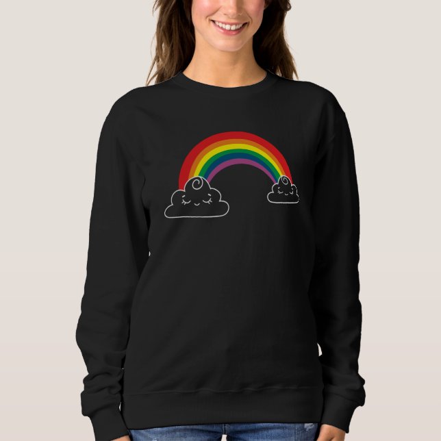 Rainbow  Beautiful Colours Sweatshirt (Vorderseite)