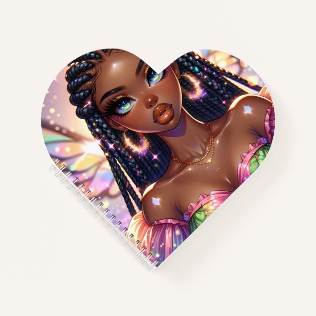 Rainbow Beauty Notizbuch (Vorderseite)