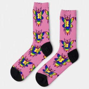 Rainbow Bee Thunder_Cove Socken