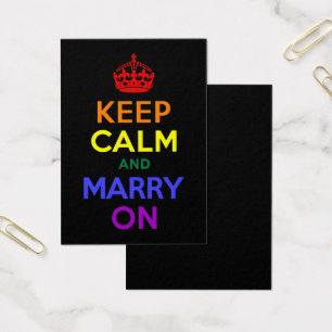 Rainbow Behielt Calm und heiraten weiter