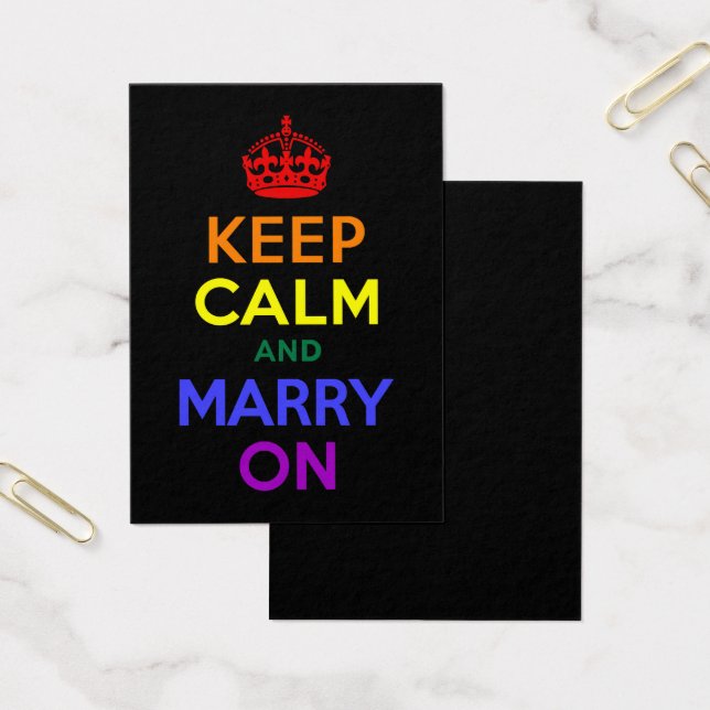 Rainbow Behielt Calm und heiraten weiter (Büro)