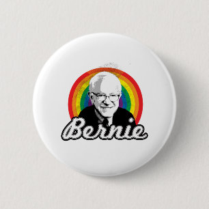 Rainbow Bernie - LGBT-Politik - Button