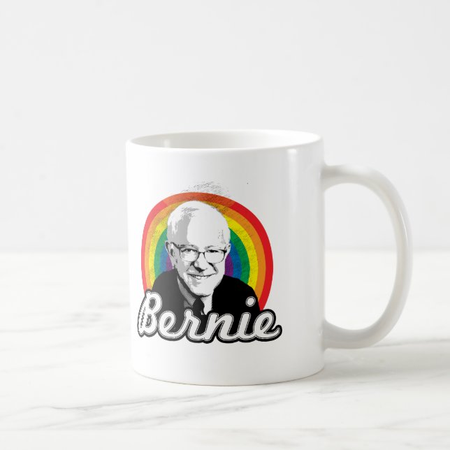 Rainbow Bernie - LGBT-Politik - Kaffeetasse (Rechts)