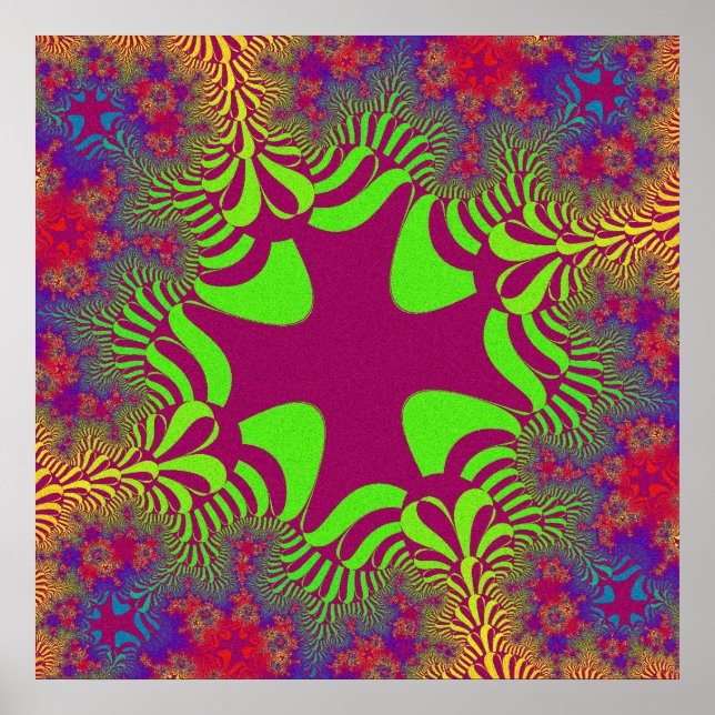 Rainbow Berry Cross Poster (Vorne)