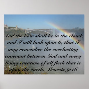 Rainbow Bible Scripting Poster
