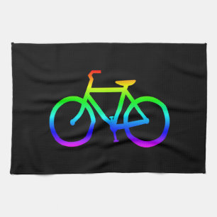 Rainbow Bicycle Geschirrtuch