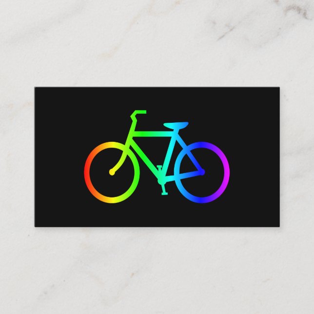 Rainbow Bicycle Visitenkarte (Vorderseite)