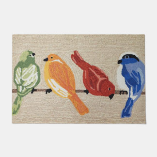 Rainbow Bird Doormat| Bird Doormat Gift Fußmatte