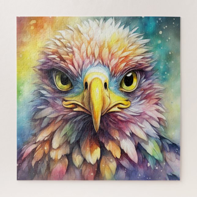 Rainbow Birds Adler 1 Puzzle (Vertikal)