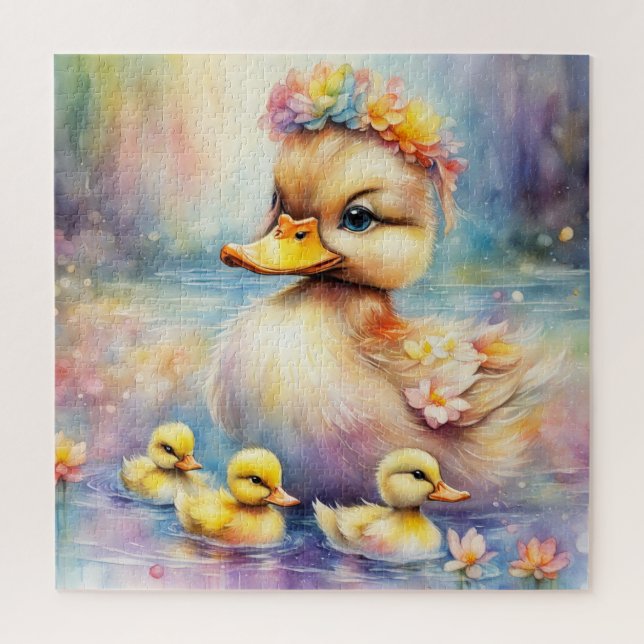 Rainbow Birds Duck 5 Puzzle (Vertikal)